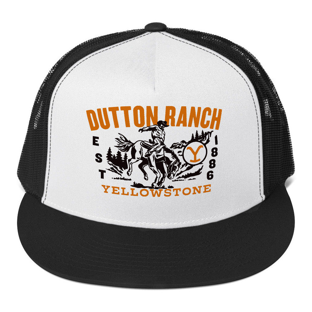 Yellowstone Merch Yellowstone Dutton Ranch Trucker Hat Snapback Xmas Gifts For Dad - Lilybirchmarket