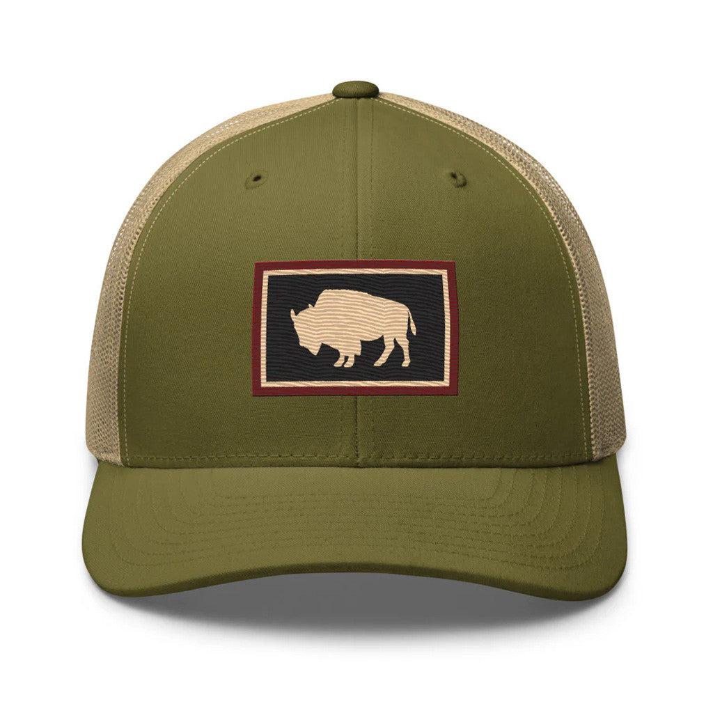 Yellowstone Merch Yellowstone Tate Dutton Buffalo Embroidered Trucker Hat Gifts For Him - Lilybirchmarket