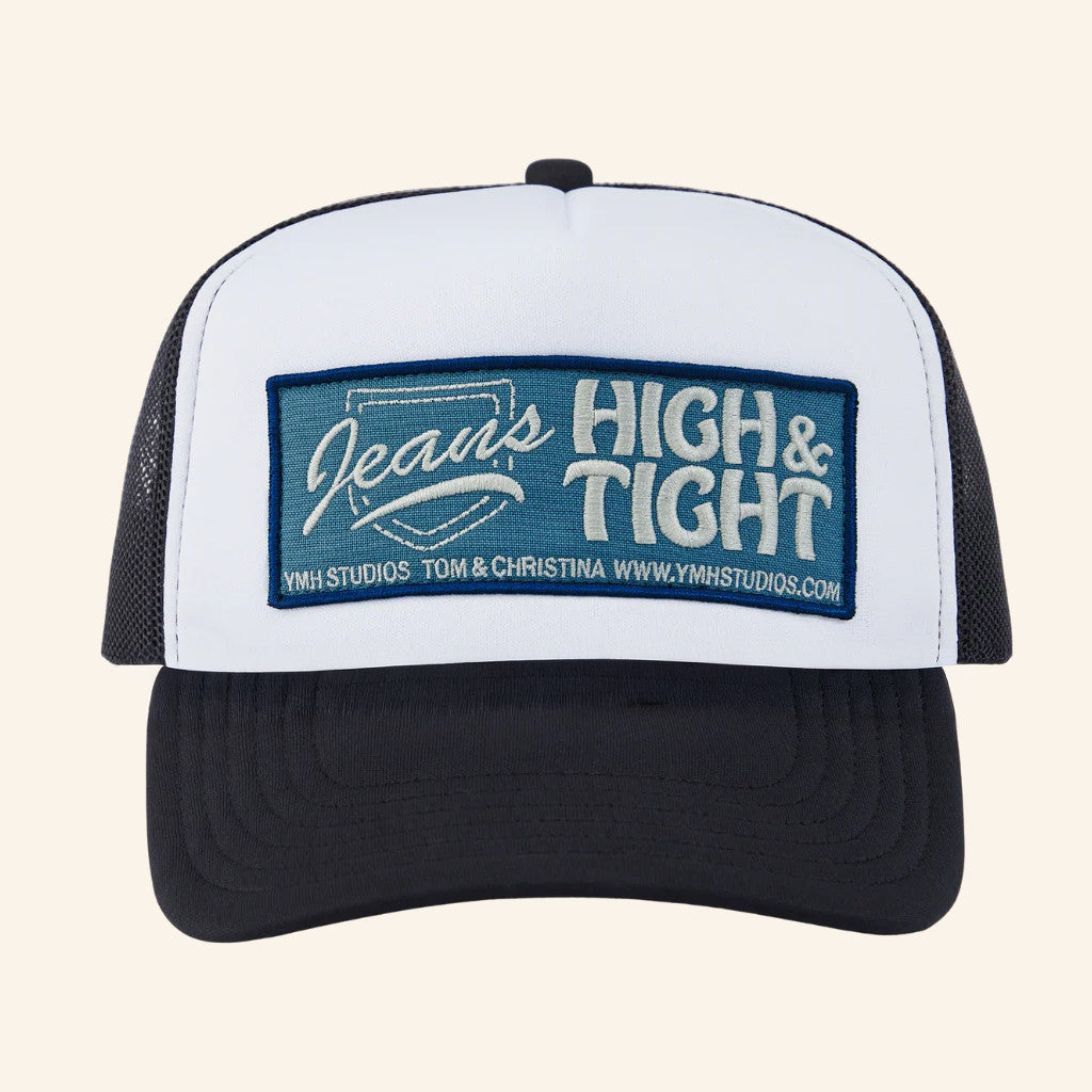 YMH Studios Merch Jeans High And Tight Trucker Hat Embroidered Present For Him - Lilybirchmarket