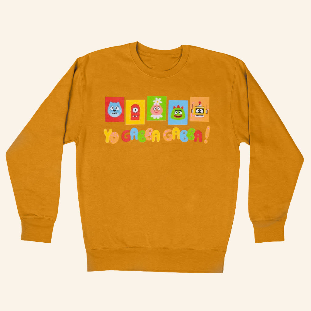 Yo Gabba Gabba Merch Yo Gabba Gabba Bright Sweatshirt Gifts For Daughter - Lilybirchmarket