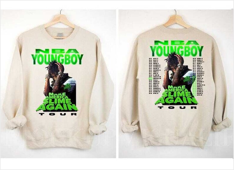 Youngboy Masa 2025 Tour Sweatshirt Gifts For Sister Merch Apparel - Lilybirchmarket