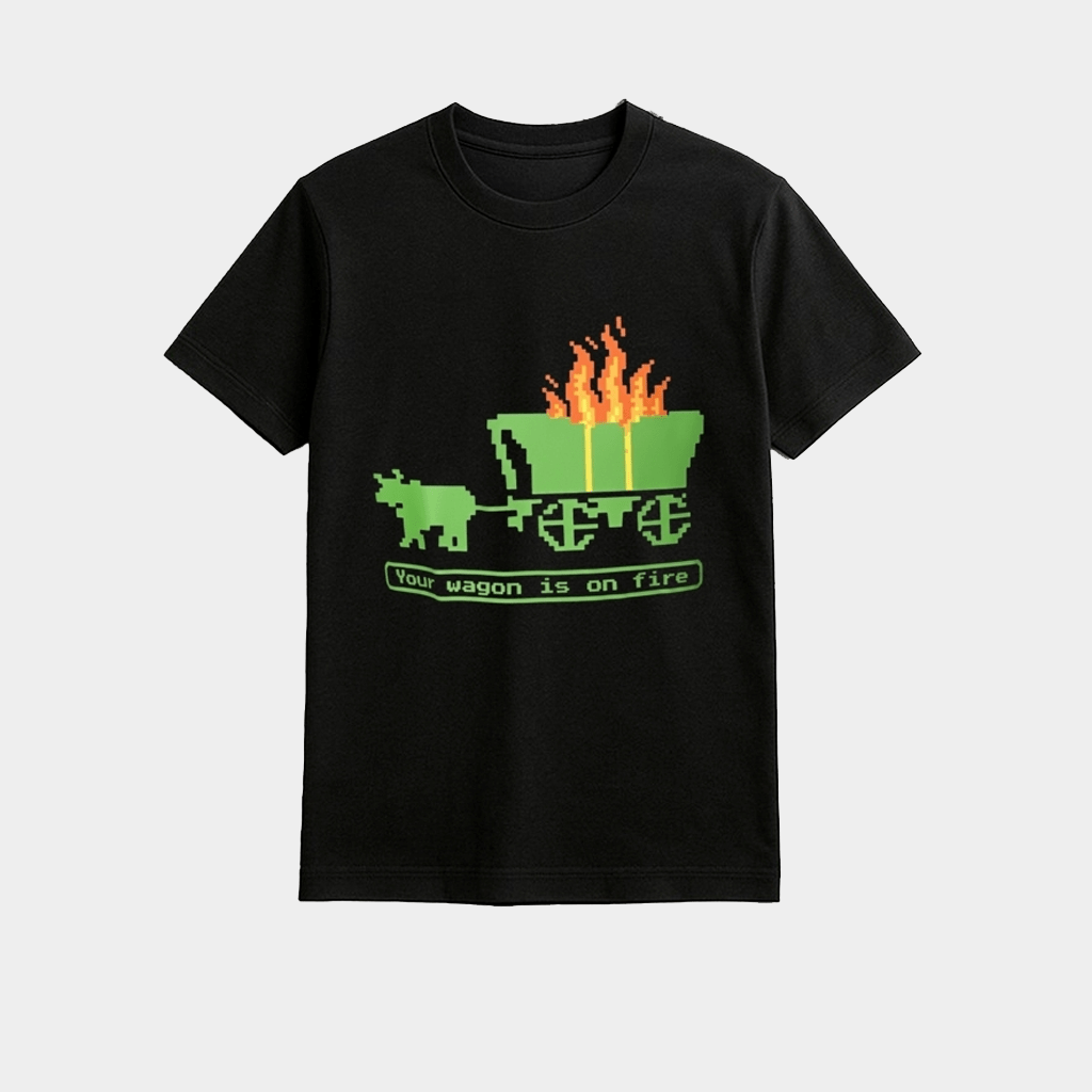 Your Wagon Is On Fire Retro Gaming Shirt 2026 Game Day T-Shirt Gifts For Brother - Lily Birch Market
