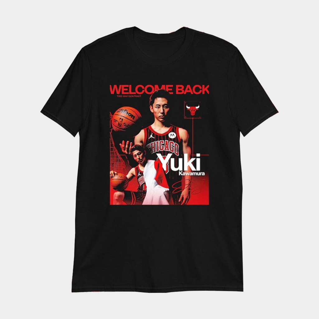 Yuki Kawamura Welcome Back Chicago Basketball T-Shirt Yuki Kawamura Merch Gifts For Fans - Lily Birch Market
