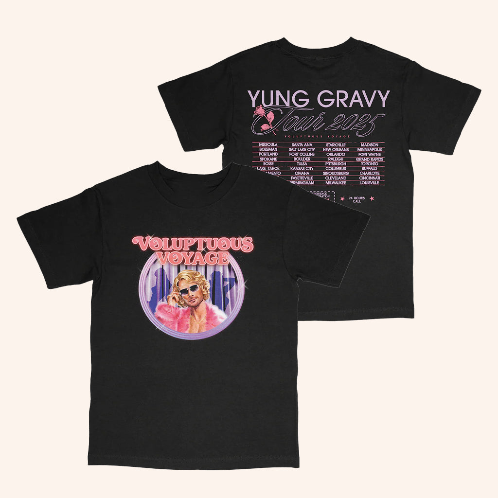 Yung Gravy Merch Voluptuous Tour T-Shirt Best Gifts For Hip Hop Lovers - Lily Birch Market