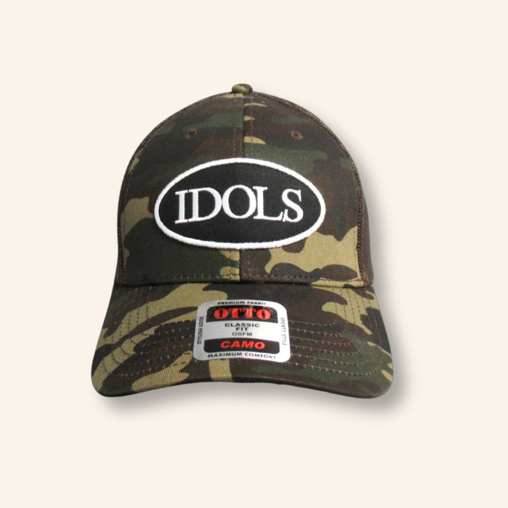 Yungblud Merch Idols Camo Trucker Hat Embroidered Christmas Gifts For Dad - Lilybirchmarket