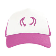 Yungblud Merch Pink Horns Trucker Hat Embroidered Gifts For Girlfriend - Lilybirchmarket