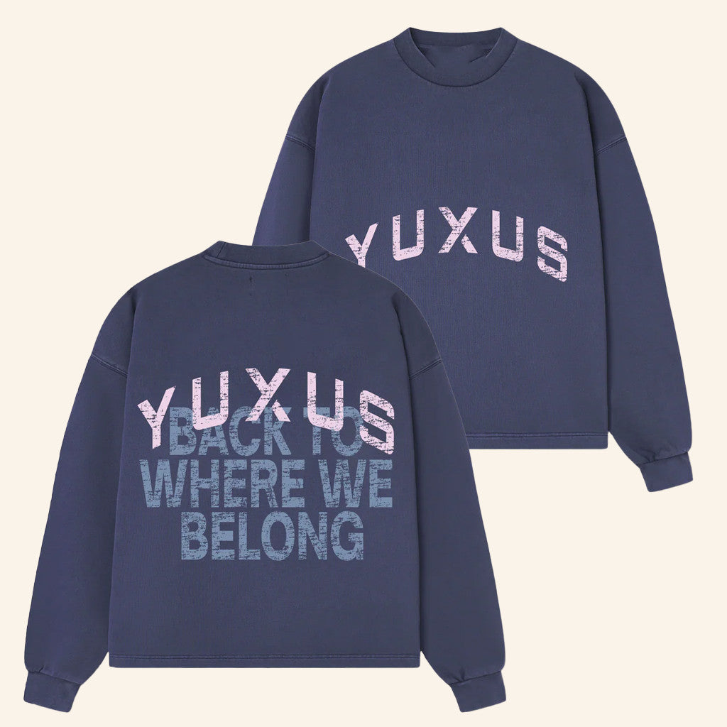 YUXUS Merch Starlit Le Club Sweatshirt Back To Where We Belong Sweatshirt Gifts For Her - Lilybirchmarket