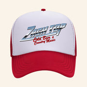 Zach Top Merch Chrome Trucker Hat Cold Beer And Country Music Hat Gifts For Music Fans - Lilybirchmarket