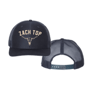 Zach Top Merch Zach Top Zach Top Black Skull Hat Gifts For Fans - Lilybirchmarket