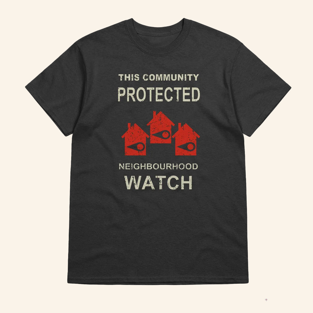 Zeddyzi Merch This Community Protected Neighbourhood Watch Pine Point T-Shirt Gifts For Him - Lily Birch Market