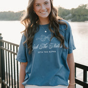 Zeta Tau Alpha Merch Bow T-Shirt Seek The Noblest Shirt Gifts For Her - Lily Birch Market