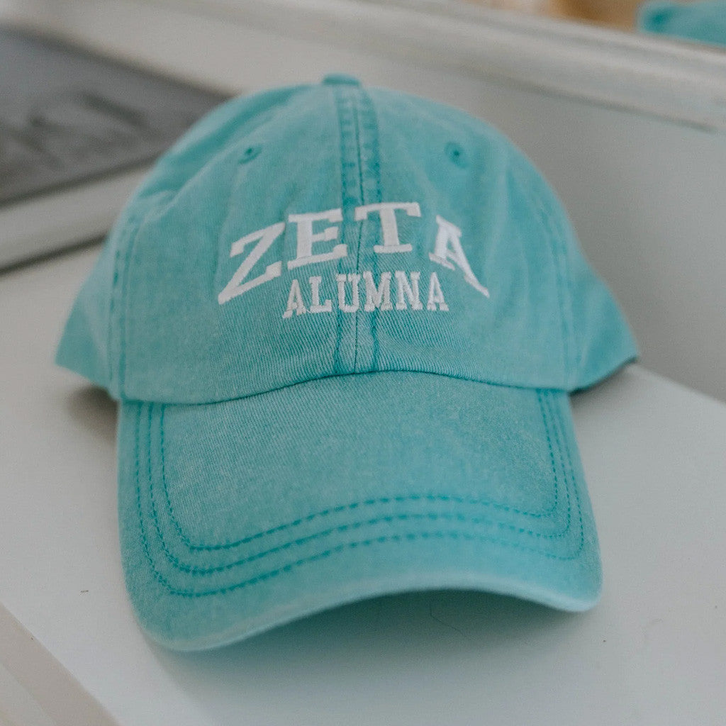 Zeta Tau Alpha Merch Zeta Alumna Embroidered Hat Gifts For Sisters - Lilybirchmarket
