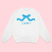 Zeta Tau Alpha Merch Zeta Bow Sweatshirt Birthday Gifts For Daughters - Lilybirchmarket