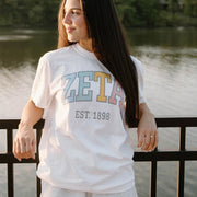 Zeta Tau Alpha Merch Zeta Colorful T-Shirt Best Gifts For Her - Lily Birch Market