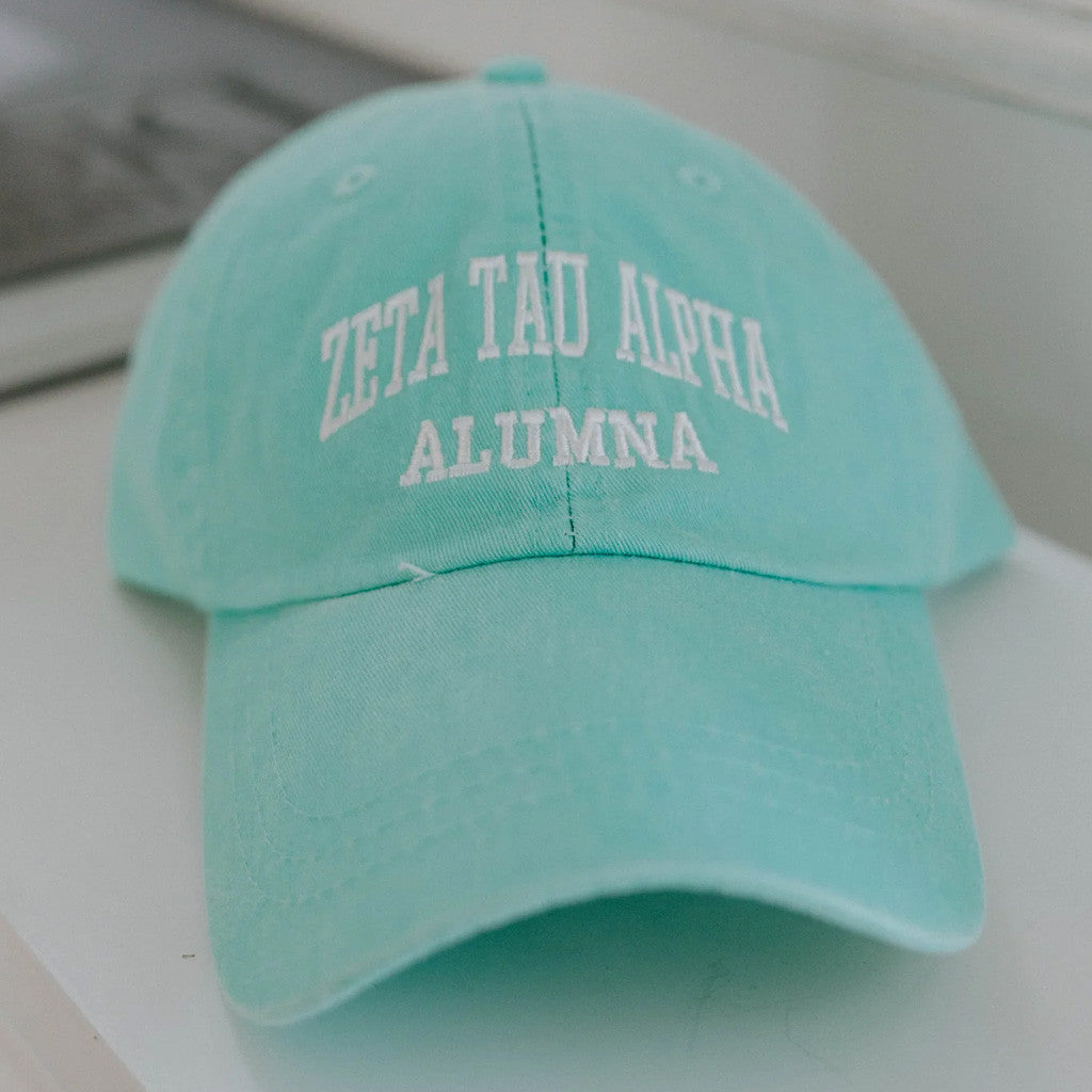 Zeta Tau Alpha Merch Zeta Tau Alpha Alumna Embroidered Hat Gifts For Friends - Lilybirchmarket