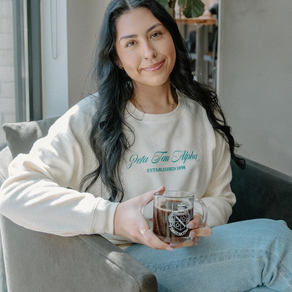 Zeta Tau Alpha Merch Zeta Tau Alpha Established 1898 Sweatshirt Gifts For Her - Lilybirchmarket