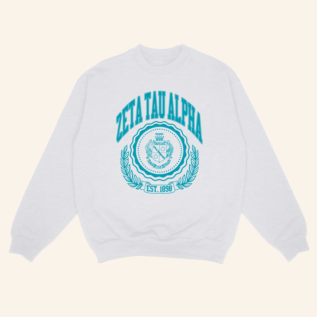 Zeta Tau Alpha Merch Zeta Tau Alpha League Crew Sweatshirt Gifts For Friends - Lilybirchmarket
