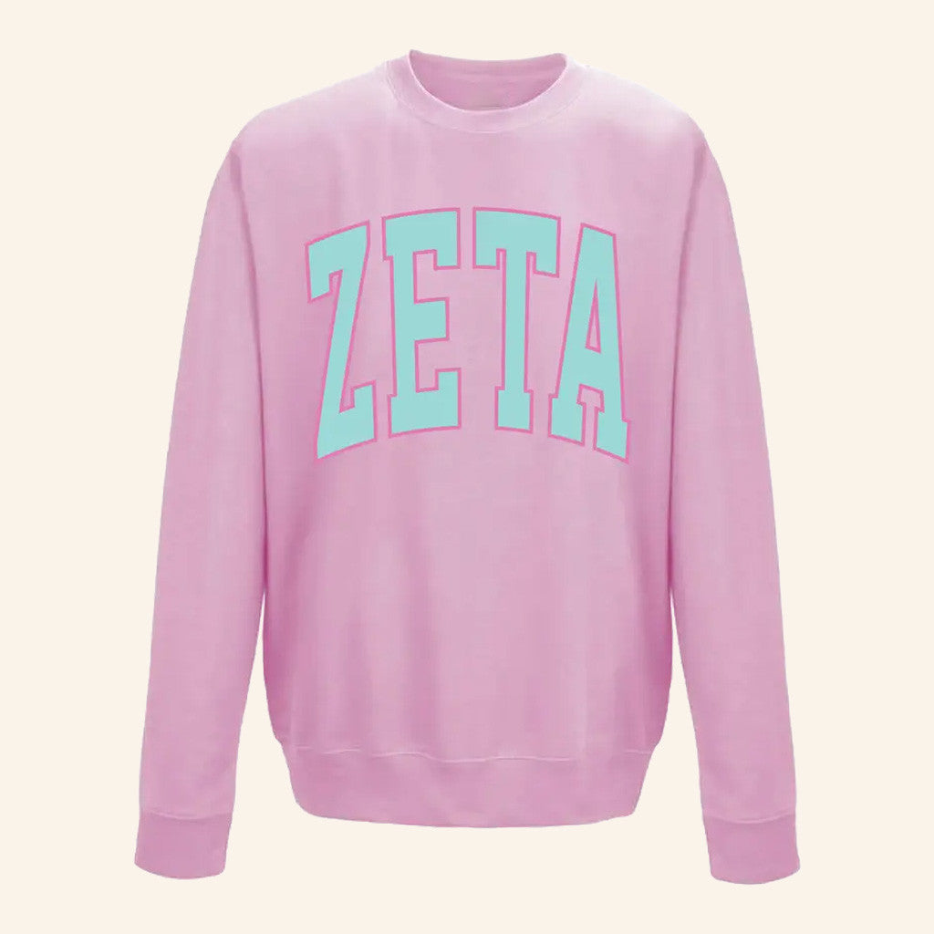Zeta Tau Alpha Merch Zeta Vibrant Sweatshirt Unique Gifts For Girlfriend - Lilybirchmarket