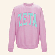 Zeta Tau Alpha Merch Zeta Vibrant Sweatshirt Unique Gifts For Girlfriend - Lilybirchmarket