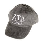 Zeta Tau Alpha Merch ZTA Dad Embroidered Hat Best Gifts For Father - Lilybirchmarket