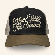 Zingara Merch Move With The Sound Trucker Hat Embroidered Gift Ideas For Music Lovers - Lilybirchmarket
