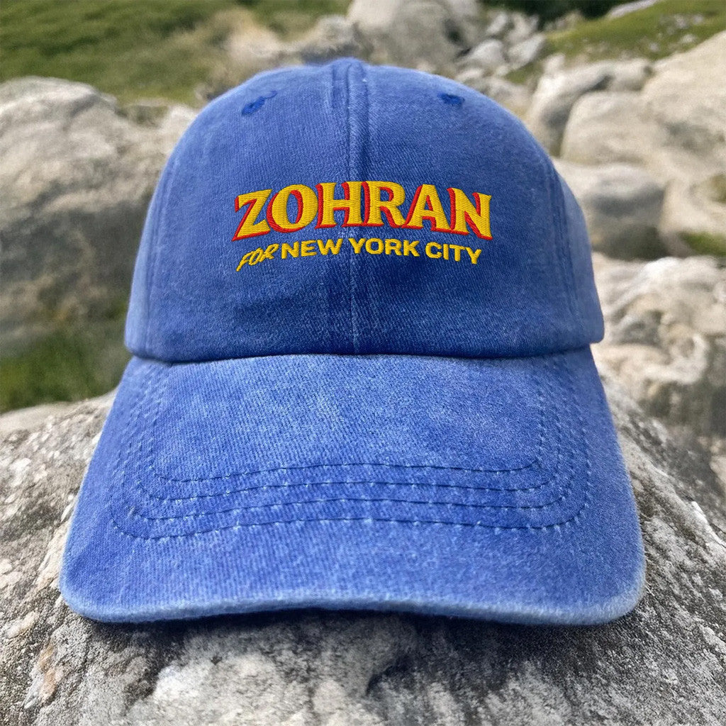 Zohran Mamdani Merch Embroidered Zohran For NYC Hat Dad Christmas Gifts - Lilybirchmarket