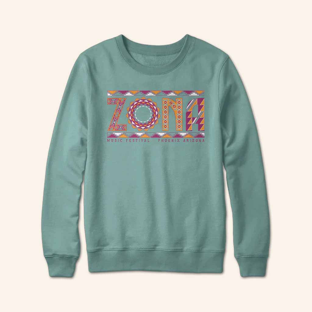 Zona Music Festival Merch Vintage ZONA Sweatshirt Best Gifts For Wife - Lilybirchmarket